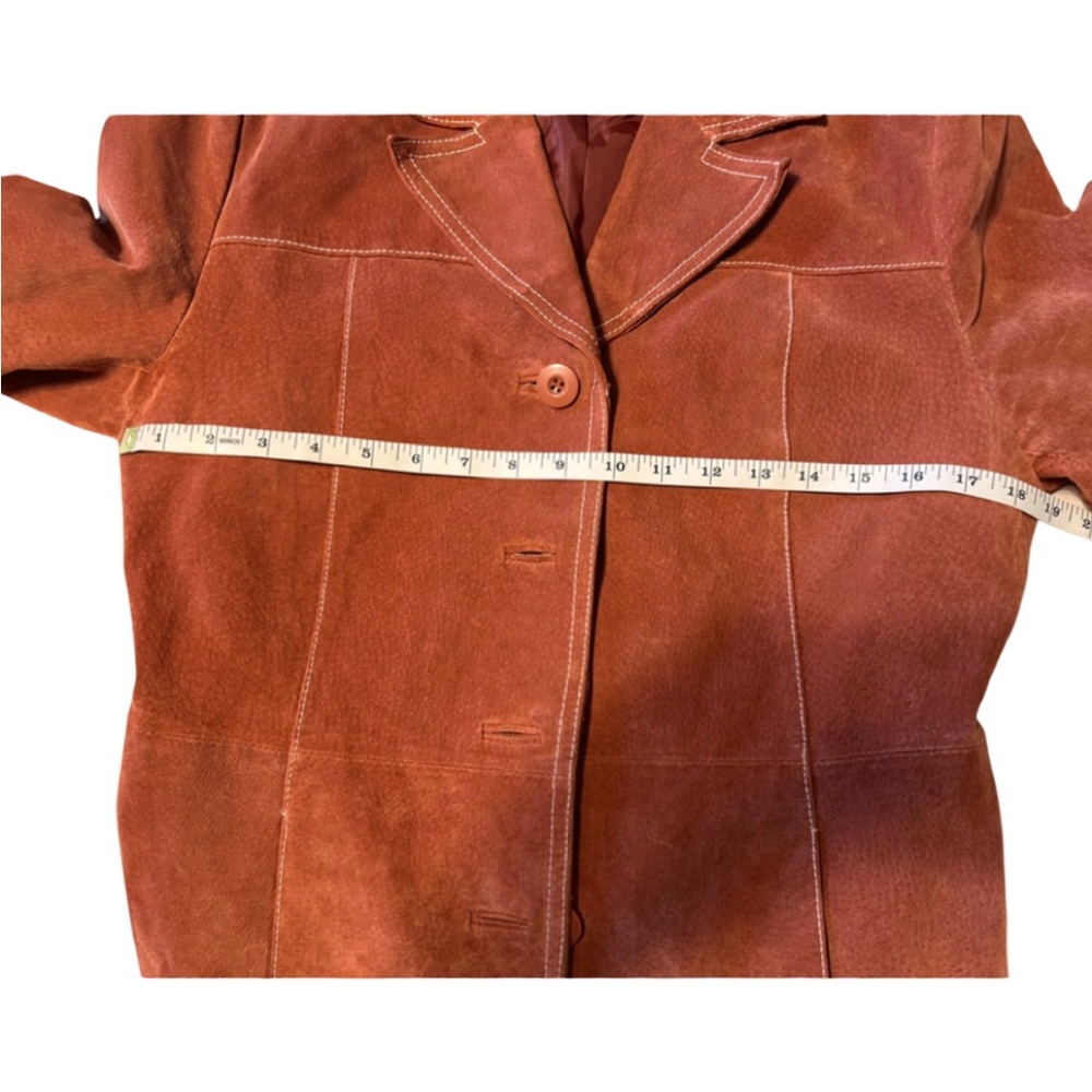 🔥 Stunning Wilsons Leather 100% Suede Coat in Burnt Orange 🔥 - Picture 6 of 9